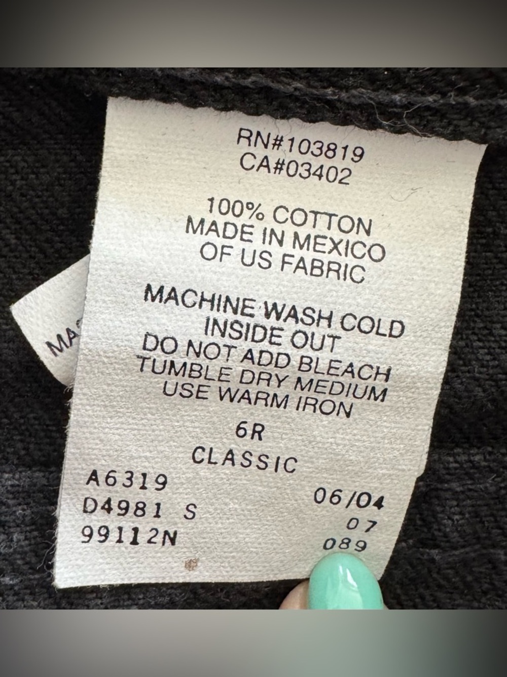Harley Davidson Women’s 100% Cotton Jeans - Size 6R - Picture 5 of 5